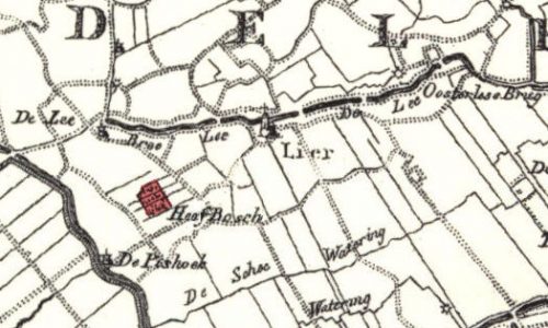 Topografische Kaart Hoofbosch 1815 (gecropt)